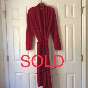 Neiman Marcus 100% Cashmere Full Length Robe